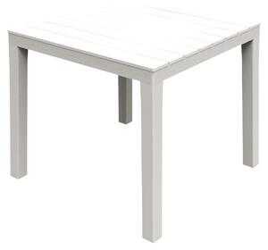 Moduowy kwadratowy stó ogrodowy z polipropylenu, 78 x 78 x 73 cm (wys.) – biay