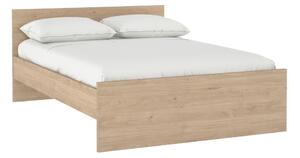 Łóżko dwuosobowe w dekorze dębu 160x200 cm Naia – Tvilum