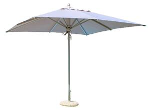 Parasol ogrodowy 3x3 m z aluminiowym supkiem centralnym Cruz – biay