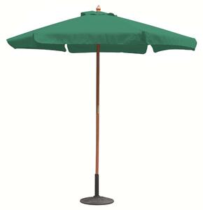 Parasol ogrodowy o rednicy 3 m z centralnym supkiem Apus – Green