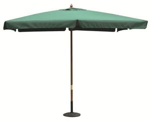 Parasol ogrodowy 3x4 m z centralnym supkiem Volans – zielony