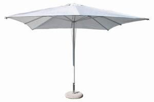 Parasol ogrodowy 3x3 m z aluminiowym supkiem centralnym i czasz z poliestru Cleo – biay