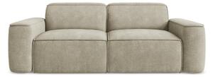 Beżowa sofa z tkaniny szenilowej 204 cm Omao – Makamii