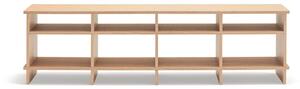 Szafka pod TV w dekorze dębu w naturalnym kolorze 180x50x40 cm Inari – Teulat