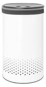 Biały metalowy kosz na pranie 60 l – Brabantia