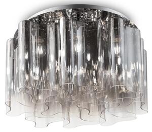 Włoska szklana lampa sufitowa Ideal Lux 172804 Compo 10xE27 73cm