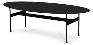 Czarny metalowy stolik 39x120 cm Mira – Spinder Design