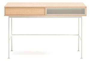Biurko z blatem w dekorze dębu 60x120 cm Yoko – Teulat