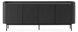 Czarna komoda 200x80x40 cm Willa – MOME