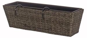 Skrzynka na kwiaty na balustradę 62 cm Thalia – Garden Pleasure