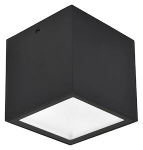 LUTEC Zewnętrzna lampa sufitowa zewnętrzna LED GEMINI, czarna, 9 x cm, IP65 GEMINI, czarny, aluminium, nowoczesny