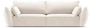 Beżowa aksamitna sofa 208 cm Vanda – Mazzini Sofas