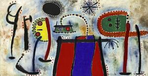 Druk artystyczny Painting 1953, Joan Miró