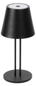 Zewnętrzna Lampa Lindby, Janea, ściemnialny, czarny, taras, metal, nowoczesny