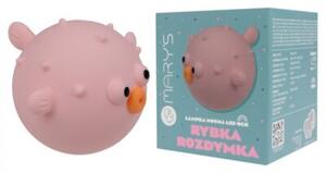 Lampka nocna dla dzieci bezprzewodowa RGBW różowa rybka rozdymka LED 1.36W Mary's
