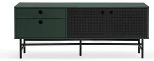 Ciemnozielona szafka pod TV 140x52 cm Punto – Teulat