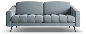 Jasnoniebieska aksamitna sofa 202 cm Nalu – Makamii