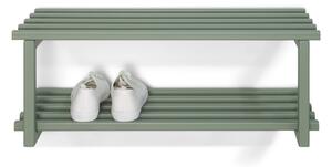 Szarozielona metalowa wisząca szafka na buty 71x26x34 cm Marco – Spinder Design