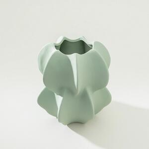Wazon Petal Green 15x17 cm