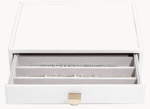 Szkatułka na biżuterię Classic Pebble White