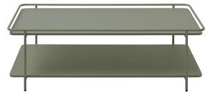 Zielony metalowy stolik 55x110 cm Yuba – Unique Furniture