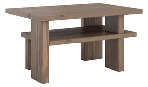 Brązowy stolik z litego drewna sosnowego 45x68 cm Japan – Karup Design