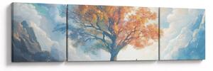 Obraz – Drzewo życia i miłości (170x50 cm)