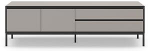 Szarobeżowa szafka pod TV 180x55 cm Lorenza – Marckeric