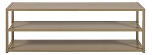 Szarobrązowa metalowa szafka pod TV 120x40x35 cm Teun – WOOOD