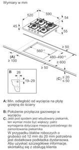 Płyta gazowa BOSCH Serie 6 PPP6A2I40