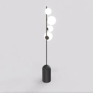 Lampa stojąca podłogowa nowoczesna czarna kule 4xG9 8W ETNO Emibig