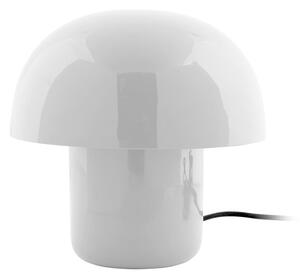 Biała lampa stołowa z metalowym kloszem (wysokość 20 cm) Fat Mushroom – Leitmotiv
