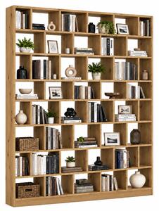 Ogromny regał na książki biblioteczka dąb artisan W0-B06