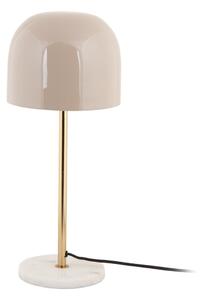 Kremowa lampa stołowa z metalowym kloszem (wysokość 50 cm) Manta – Leitmotiv