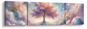 Obraz – Drzewo życia w chmurach (170x50 cm)