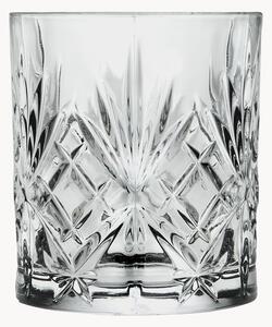 Komplet szklanek do whisky ze szkła kryształowego Melodia, 6 elem