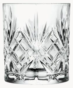 Komplet szklanek do whisky ze szkła kryształowego Melodia, 6 elem