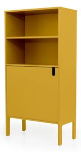 Żółta szafka Tenzo Uno, szer. 76 cm