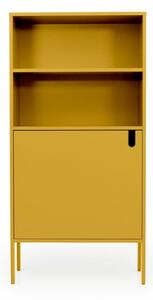 Żółta szafka Tenzo Uno, szer. 76 cm