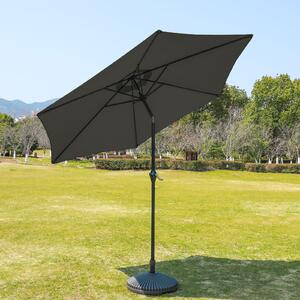 Mały Parasol Ogrodowy 3m Ciemny Szary