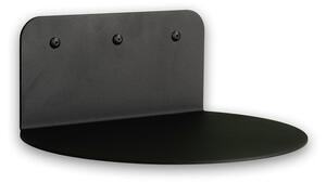 Czarna metalowa półka 30 cm Flex – Spinder Design