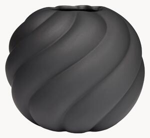 Ręcznie malowany wazon z ceramiki Twist Ball, W 20 cm