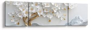 Obraz – Eleganckie drzewo życia 3D (170x50 cm)
