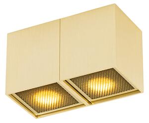 Designerski reflektor złoty 2-światłowy - Qubo Honey