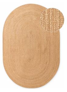 Dywan z juty dwustronny/tkany ręcznie w naturalnym kolorze 160x230 cm Braided – Hanse Home
