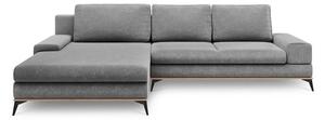 Szary rozkładany narożnik Windsor & Co Sofas Planet, lewostronny