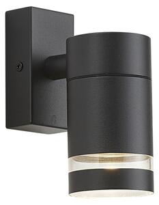 Nowoczesna lampa ścienna zewnętrzna czarna IP44 - Ensam