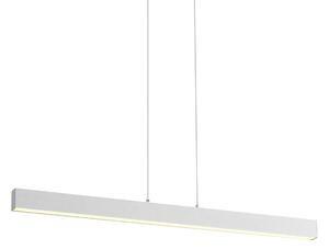 Lampa wisząca biała z LED z 3-stopniową regulacją jasności 2700-4000K z przełącznikiem DIP - Keane
