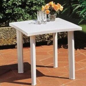 Moduowy prostoktny stó ogrodowy z polipropylenu, wymiary: 80 x 75 x 72 cm (wysoko), kolor biay