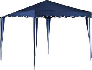 Altana ze stali i niebieskiego poliestru, 3 x 3 m, model Marilia